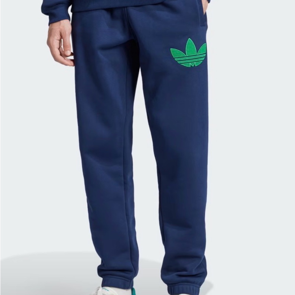 Adidas Mens Size XL ORIGINALS 70S FLEECE JOGGERS Retro Logo New